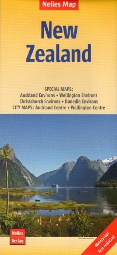 Nowa Zelandia. Mapa 1:1 250 000 Wydawnictwo Nelles
