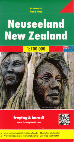 Nowa Zelandia. Mapa 1:700 000 Freytag & Berndt