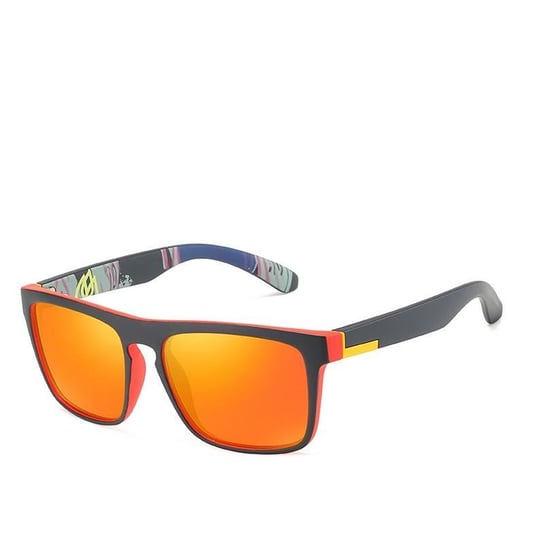 Nowe męskie spolaryzowane okulary przeciwsłoneczne kolorowe foliowe sportowe okulary przeciwsłoneczne elastyczna farba okulary PC Frame 168 OEM