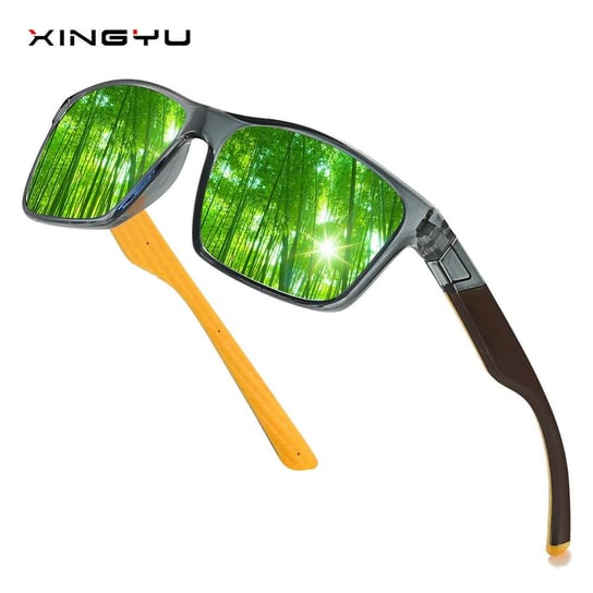 Nowe spolaryzowane okulary przeciwsłoneczne dla mężczyzn i kobiet sportowe okulary przeciwsłoneczne kwadratowe kolorowe modne okulary jeździeckie okulary do jazdy OEM