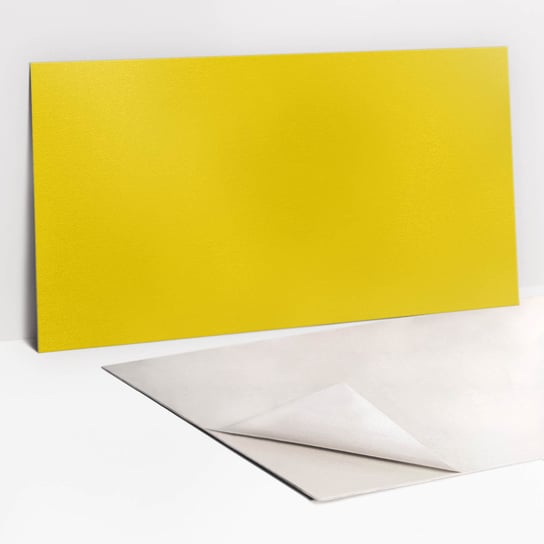 Nowoczesna Dekoracja Ścian 100x50 cm - Kolor żółty Tulup
