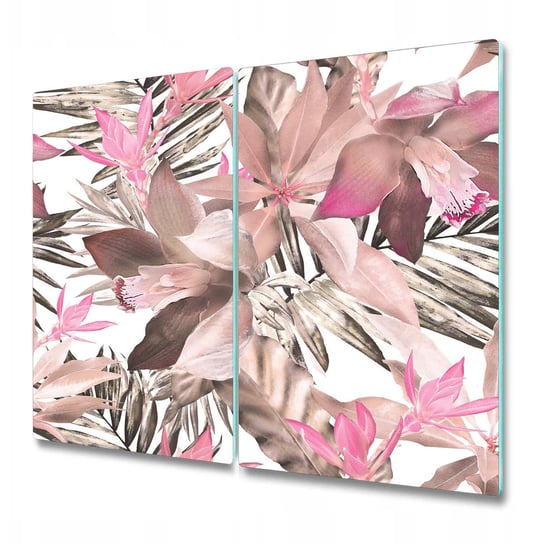 Nowoczesna Deska Kuchenna - Tropikalny róż - 2x30x52 cm Coloray