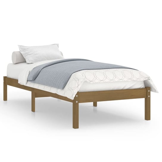Nowoczesna drewniana rama łóżka 100x200 cm, kolor Inna marka