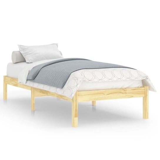 Nowoczesna drewniana rama łóżka, 195,5 x 95,5 x 31 Inna marka