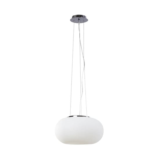 Nowoczesna lampa wisząca Inez RLD93023-3A szklana biała chrom Zuma Line