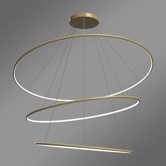 Nowoczesna lampa wisząca Led Orbit No.3 150cm złota barwa ciepła 3K LEDesign Inna marka