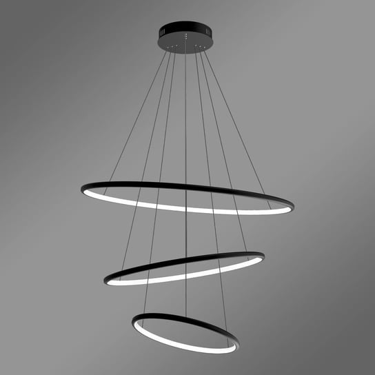 Nowoczesna lampa wisząca Led Orbit No.3 80cm czarna barwa neutralna 4K LEDesign Inna marka