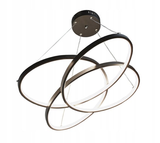 Nowoczesna lampa żyrandol ring okrąg LED 58cm Wobako