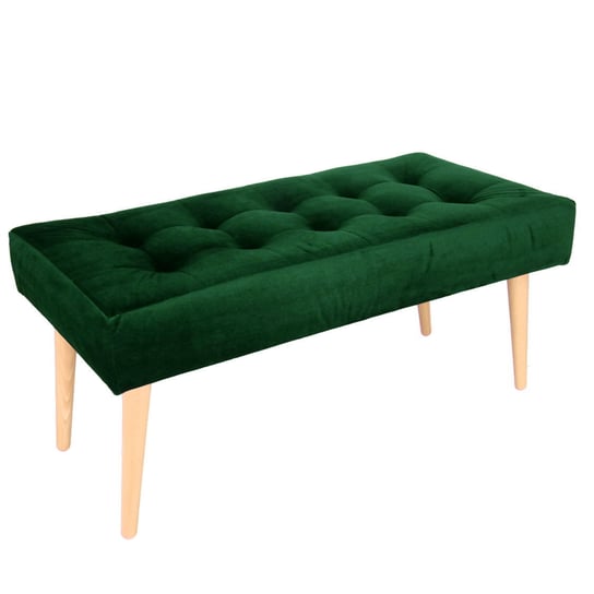 Nowoczesna ławka 45x90 cm w kolorze zielonym POSTERGALERIA