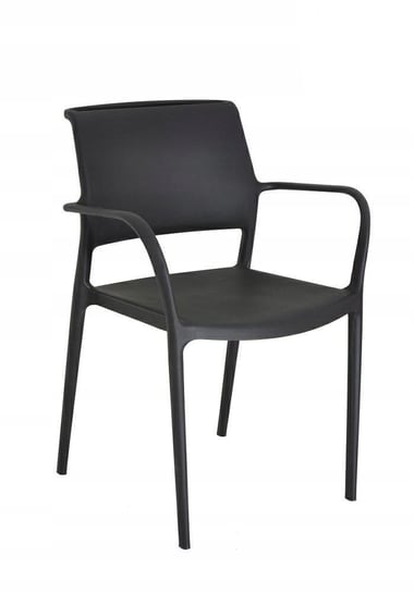 Nowoczesne Krzesło Czarne - tworzywo sztuczne Modesto Design