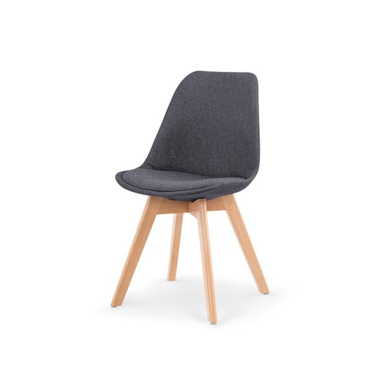 Nowoczesne krzesło Harry, ciemny popiel Style Furniture
