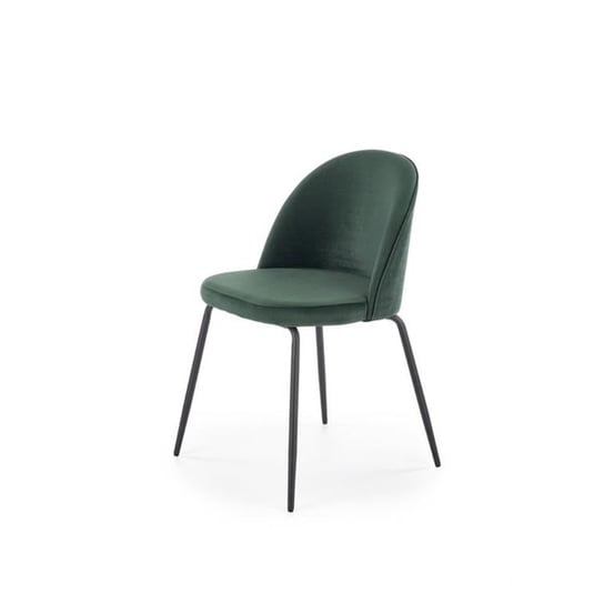 Nowoczesne krzesło Lui, ciemny zielony Style Furniture