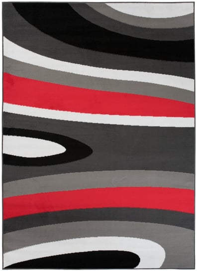 nowoczesny dywan szary czerwony Z895E DARK GRAY MAYA PP ESM (1.20*1.70) CARPETPOL