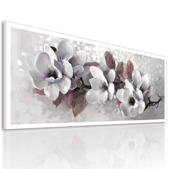 Nowoczesny Obraz Drukowany Na Płótnie Kwiaty Magnoli 147X60Cm Ludesign-gallery