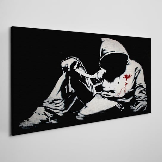 Nowoczesny obraz Na Płótnie Nóż Banksy 100x50 cm Coloray