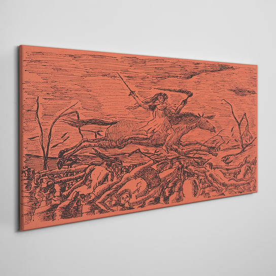 Nowoczesny obraz Na Płótnie Pole bitwy 100x50 cm Coloray