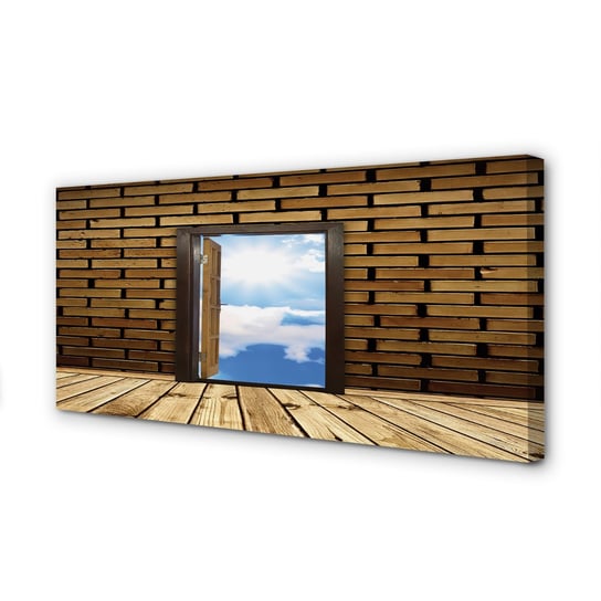 Nowoczesny Obraz na płótnie TULUP Drzwi niebo 3d 100x50 cm Tulup