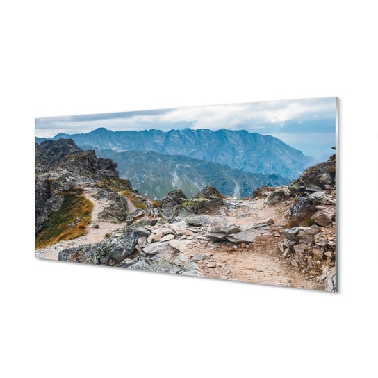Nowoczesny obraz szklany TULUP Góry 100x50 cm Tulup