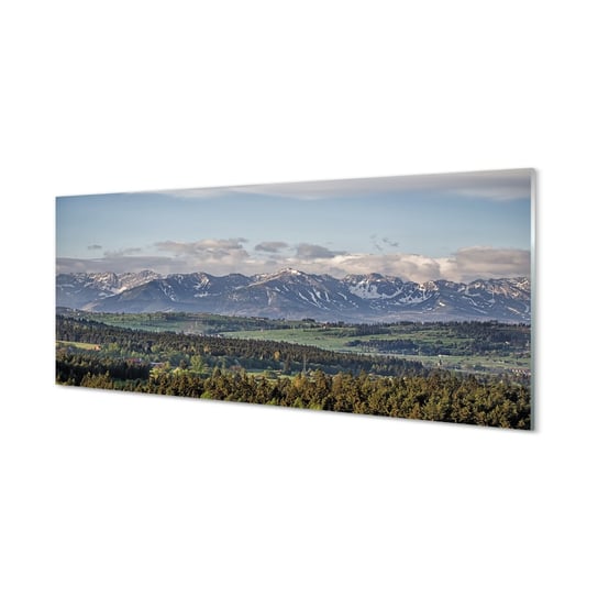 Nowoczesny obraz szklany TULUP Góry 125x50 cm cm Tulup