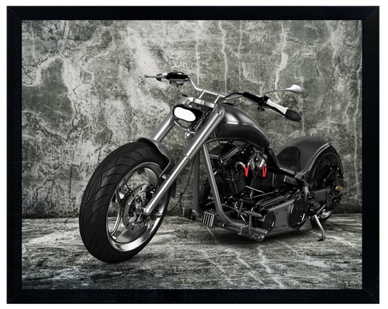 Nowoczesny obraz w czarnej ramie w rozmiarze 40x50 cm - Bike 5 POSTERGALERIA