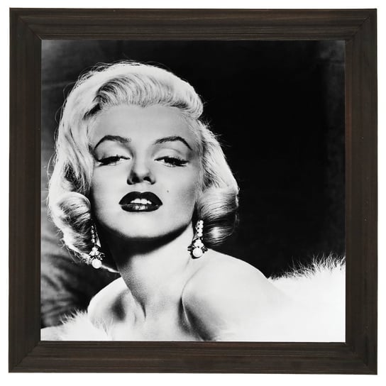 Nowoczesny obraz w drewnianej ramie 20x20 cm - Marilyn Monroe 1 POSTERGALERIA