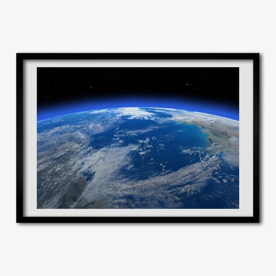 Nowoczesny Obraz z ramką TULUP Planeta Ziemia 70x50 cm Tulup