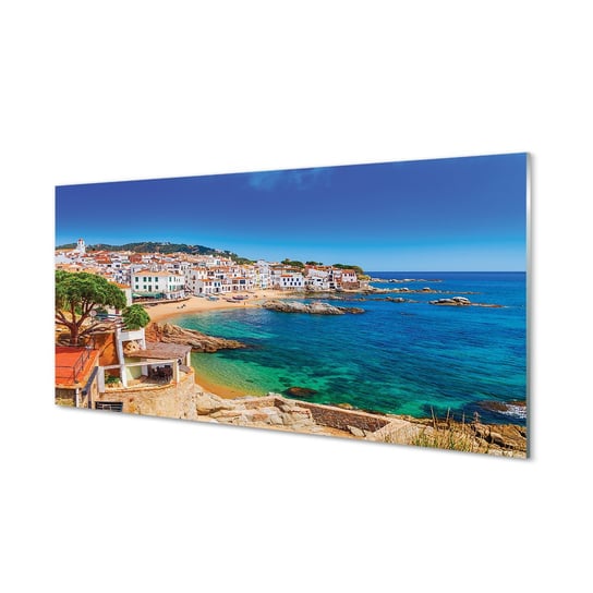 Nowoczesny panel szklany Hiszpania Plaża 120x60 cm Tulup