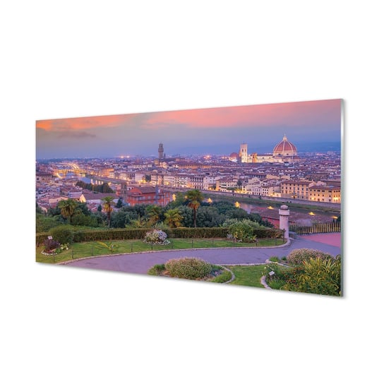Nowoczesny panel   Włochy Panorama rzeka 120x60 cm Tulup