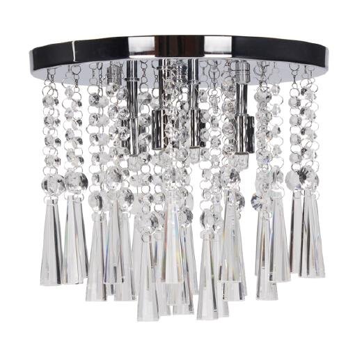 Nowoczesny plafon kryształowy SPOT LIGHT, Luxoria, srebrny, G9, 29x25x25 cm Spot Light