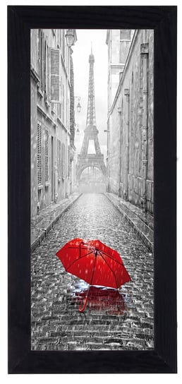 Nowoczesny plakat w czarnej ramie o wymiarach 20x50 cm - Paris 10 POSTERGALERIA