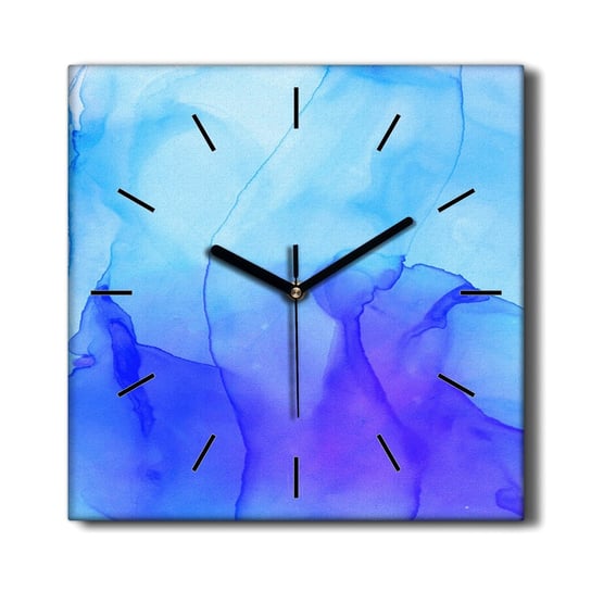 Nowoczesny zegar na płótnie Pękający lód 30x30 cm, Coloray Coloray