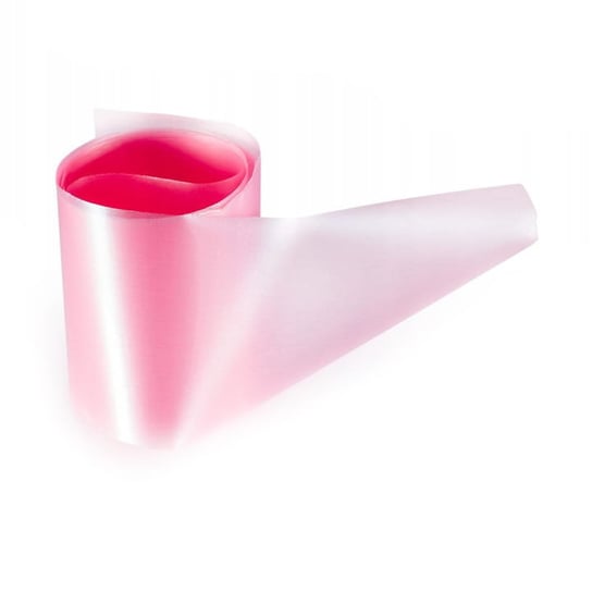 Nowość ! Pastelowa folia transferowa pink (1001) - folia do zdobień lakierów hybrydowych, żeli uv i akrylu (arkusz cm: 25x4) AlleBeauty