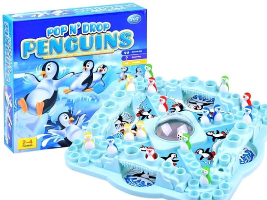 Nowy Chińczyk Gra Rodzinna Wyścig Pingwinów Gr0025 JOKOMISIADA