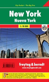 Nowy Jork city pocket. Mapa 1:18 000 Freytag & Berndt