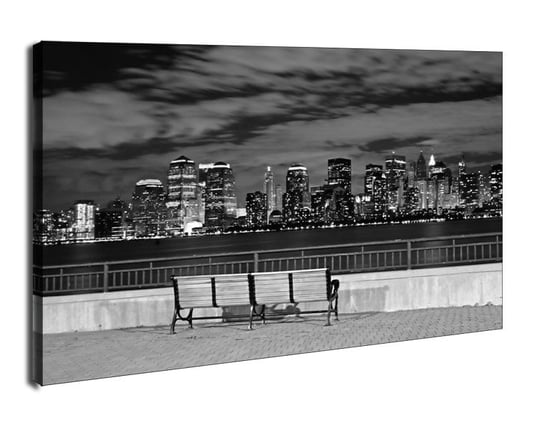 Nowy Jork, Liberty State Park - obraz na płótnie 120x90 cm Galeria Plakatu