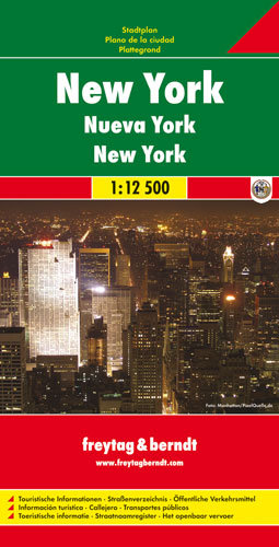Nowy Jork. Mapa 1:12 500 Freytag & Berndt