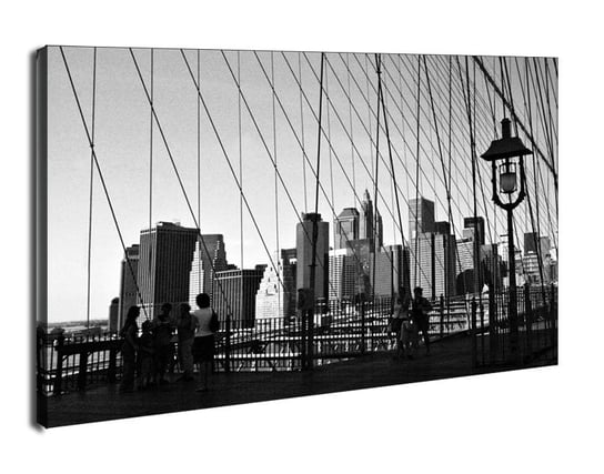 Nowy Jork. New York Bridge - obraz na płótnie 120x90 cm Galeria Plakatu