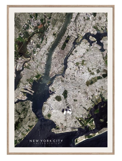 Nowy Jork NYC plakat format 50 x 70 cm B2 mapsbyp Mapsbyp