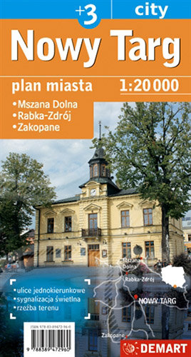 Nowy Targ. Plan miasta 1:20 000 Opracowanie zbiorowe