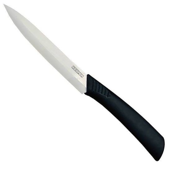 Nóż ceramiczny KESPER, srebrno-czarny, 13 cm Kesper