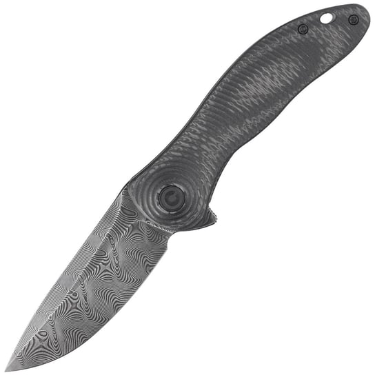 Nóż Civivi Synergy3 Black G10 / Twill Carbon Fiber, Black Damascus by Jim O'Young (C20075D-DS1) Civivi Knife by WE Knife