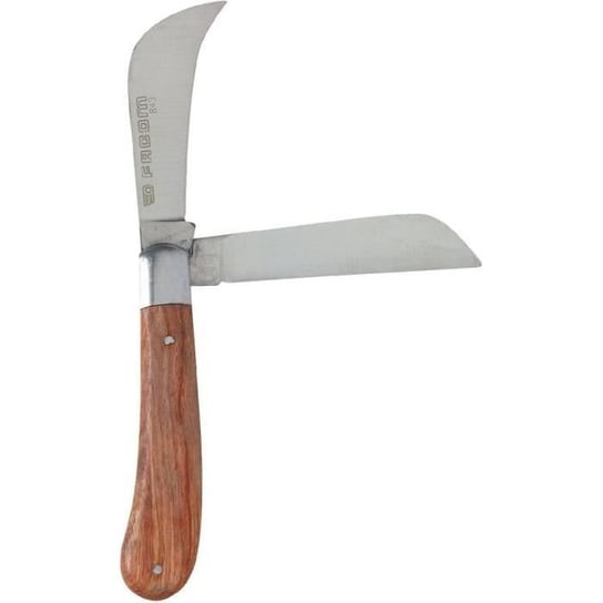 Nóż dla elektryków z drewnianą rękojeścią 2 ostrza - FACOM - 843 Inna marka