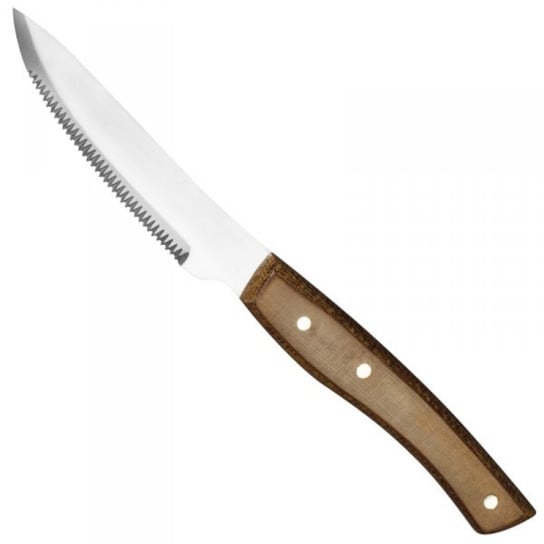 Nóż do steków z ząbkami nierdzewny uchwyt z tworzywa Fiber dł. 120 mm - Hendi 841099 Inna marka