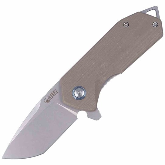 Nóż Kubey Knife Campe, Tan G10, Sandblast D2 (KU20 Inna marka