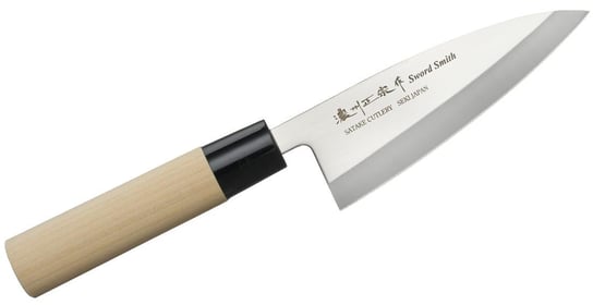 Nóż kuchenny SATAKE Deba, brązowy, 12 cm Satake