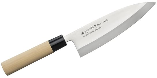 Nóż kuchenny SATAKE Deba, brązowy, 18 cm Satake