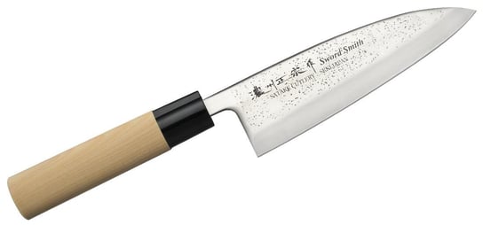 Nóż kuchenny SATAKE Nashiji Natural Deba, brązowy, 15,5 cm Satake
