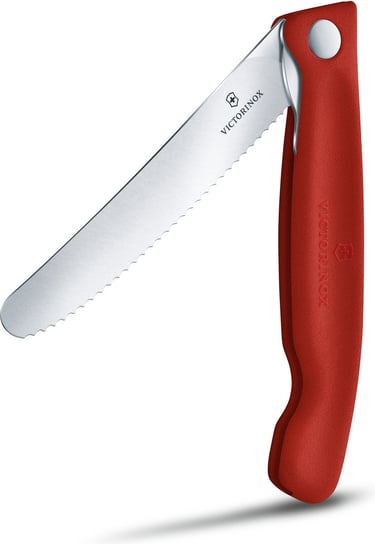 Nóż Kuchenny Składany Pikutek Swiss Classic Victorinox Czerwony Victorinox