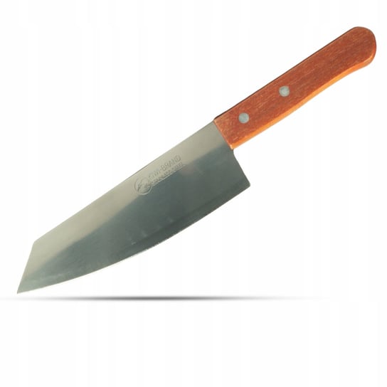 Nóż kuchenny Szefa Kuchni tasak stalowy solidny 16,5 cm drewniana rączka Agdexpert