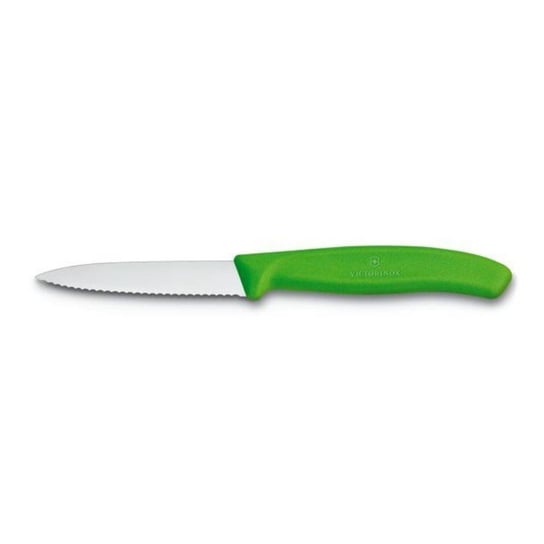 Nóż mały ząbkowany 8 cm Swiss Classic Victorinox - zielony Victorinox